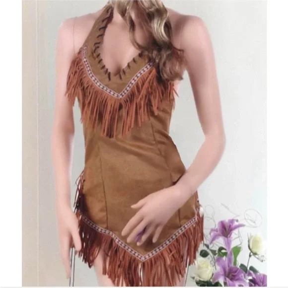 Leg Avenue Tiger Lilly Costume Sz M/L - Picture 2 of 5